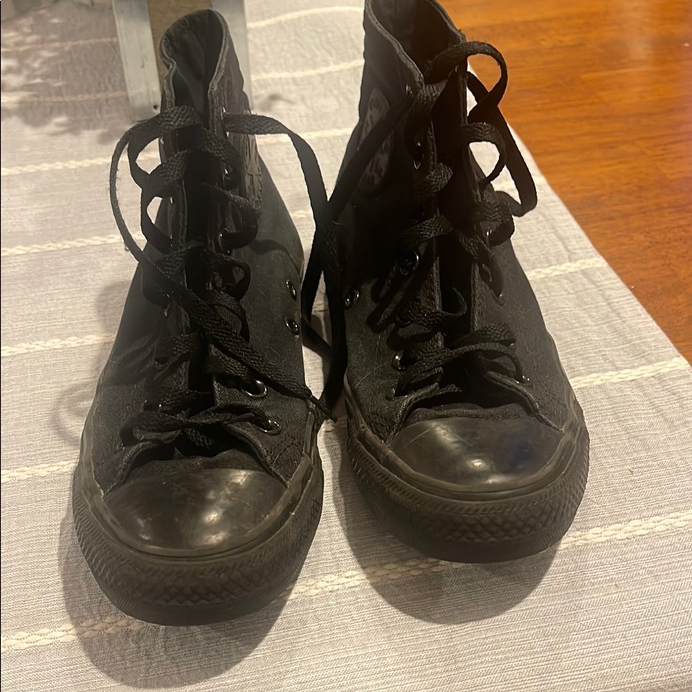 Black converse High-Top Sneakers
